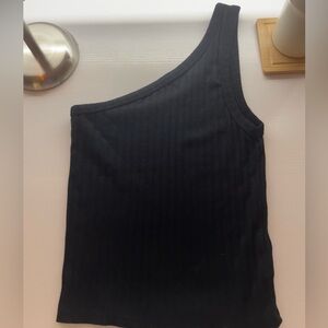 american eagle one shoulder top